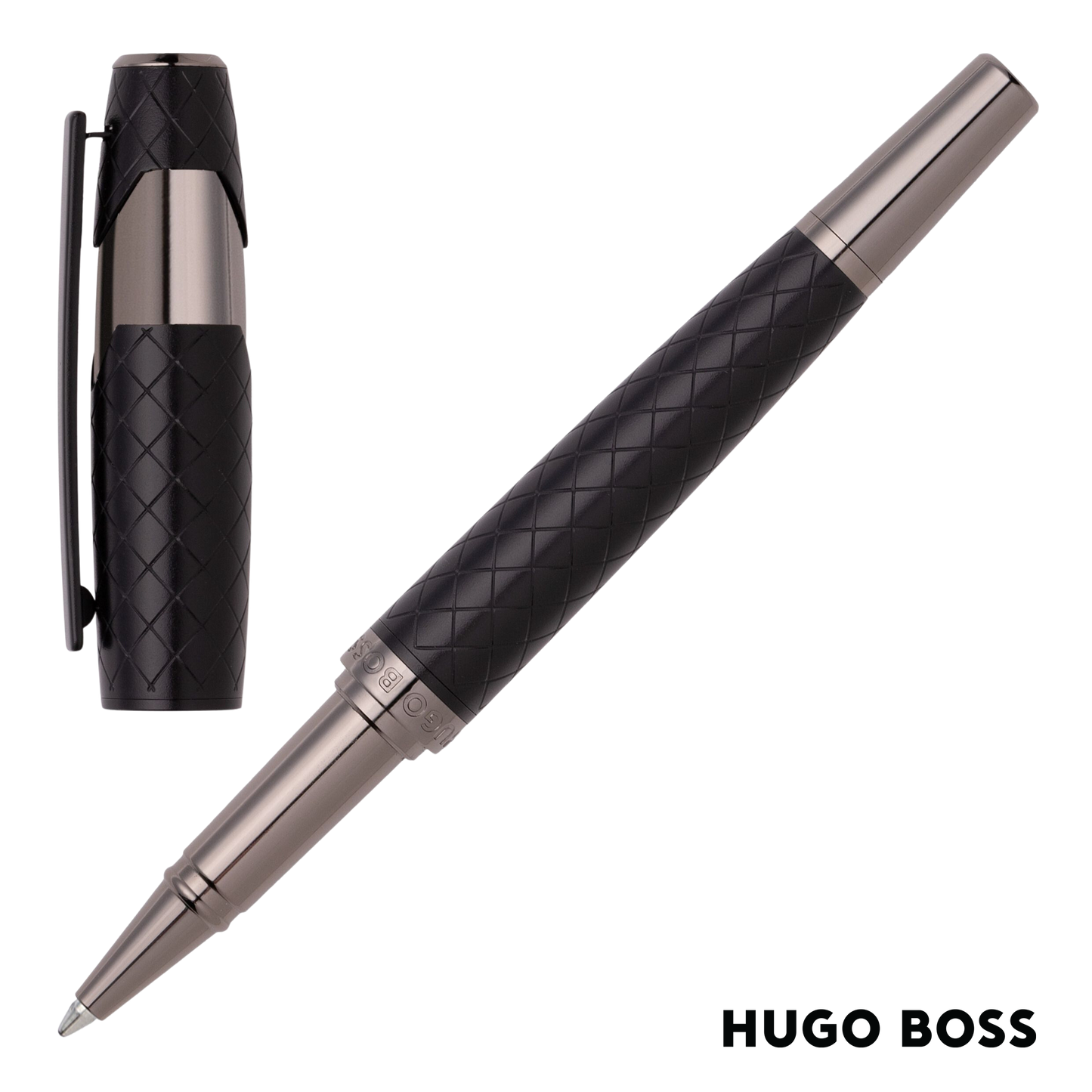 Hugo Boss Pen Rollerball Chevron Black (HSS2525A)