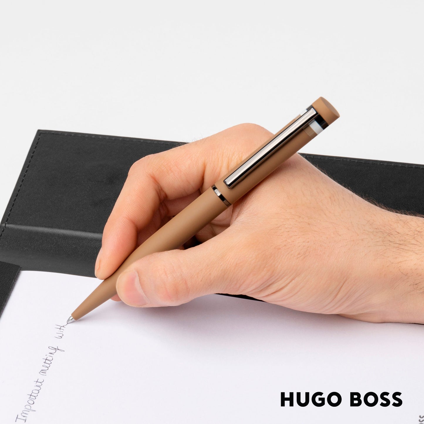 Hugo Boss Ballpoint Pen Loop Camel Iconic (HSG3524X)