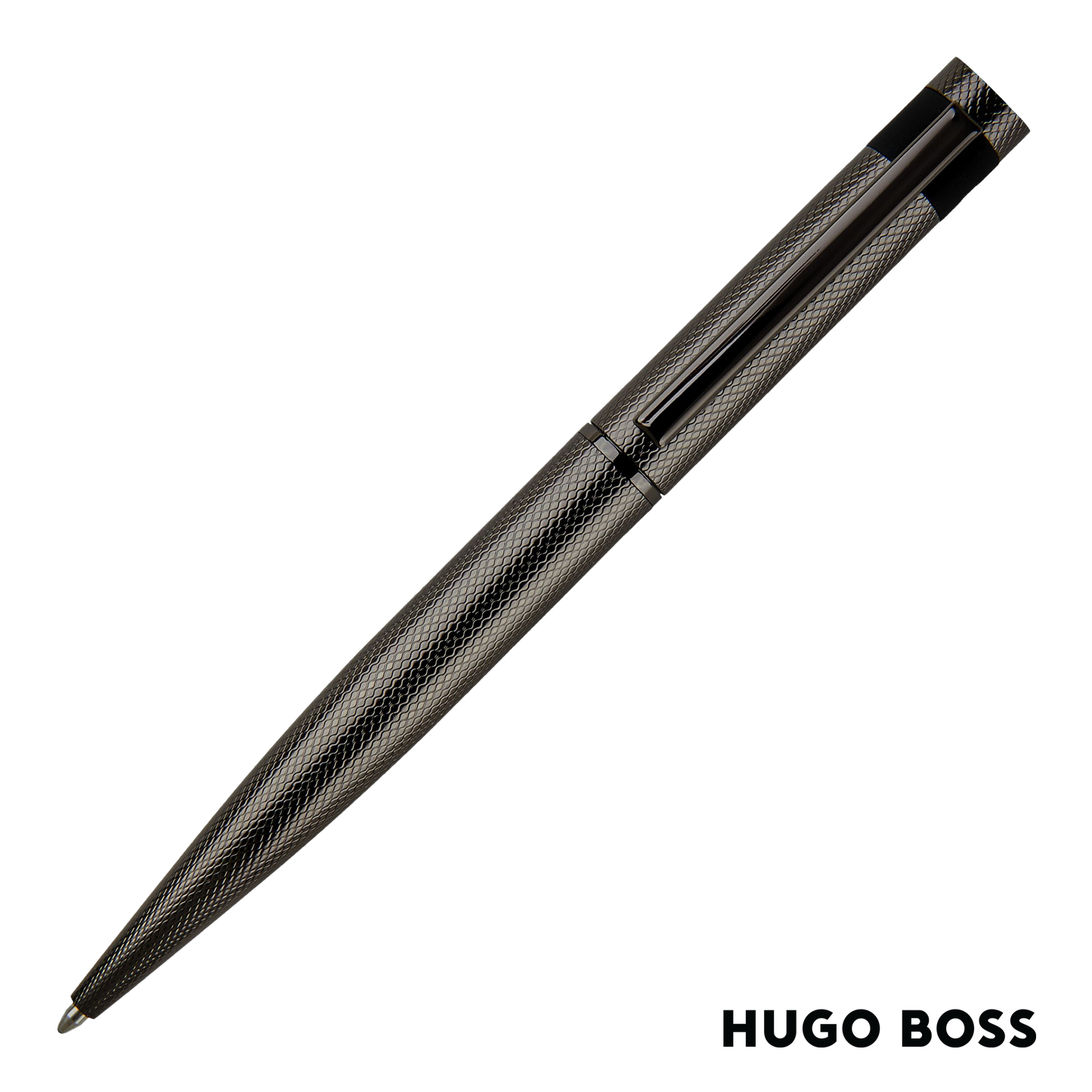 Hugo Boss Ballpoint Pen Loop Diamond Gun (HSW3674D)