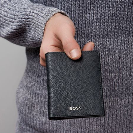 Hugo Boss Folding Card Holder Classic Grained