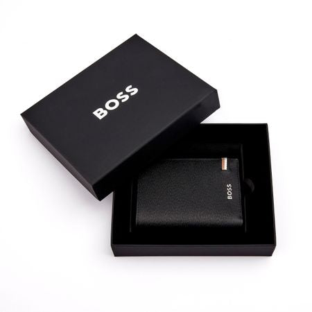 Hugo Boss Card Holder Money Pocket Iconic Black