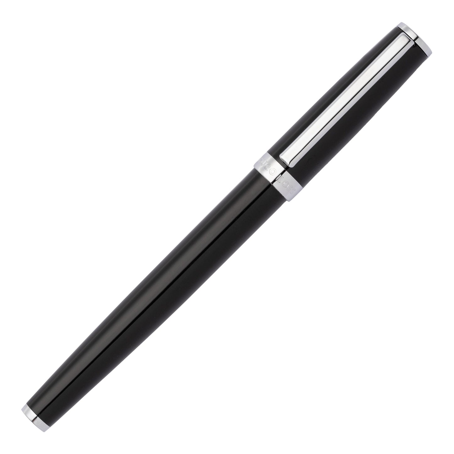 Hugo Boss Pen Set Pen Gear Icon Black (HSN2545A) & Pinstripe Black A5 Folder (HDM210A)
