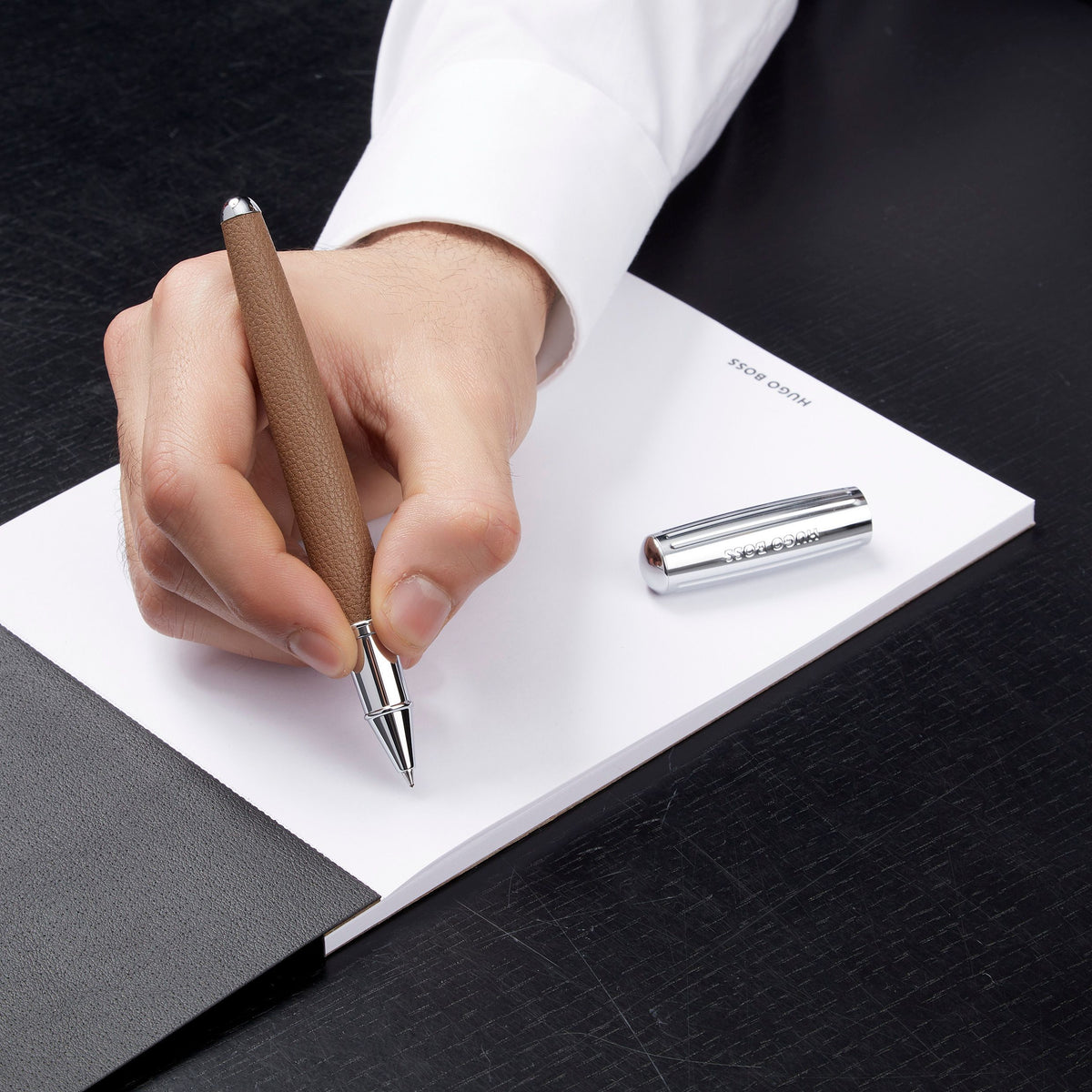 Hugo Boss Rollerball pen Pure Iconic Camel HSU4105X