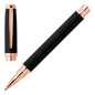 Cerruti 1881 Pen  Myth Black Rose Gold Rollerball Pen (NSY1455E)