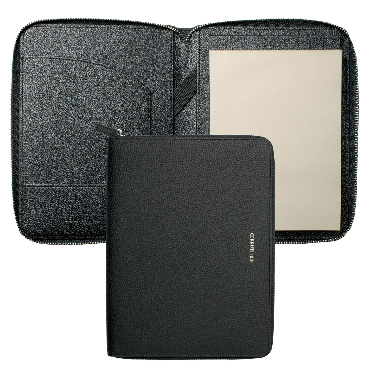 Cerruti 1881 Hamilton Black A5 Conference Folder (NTM711A)