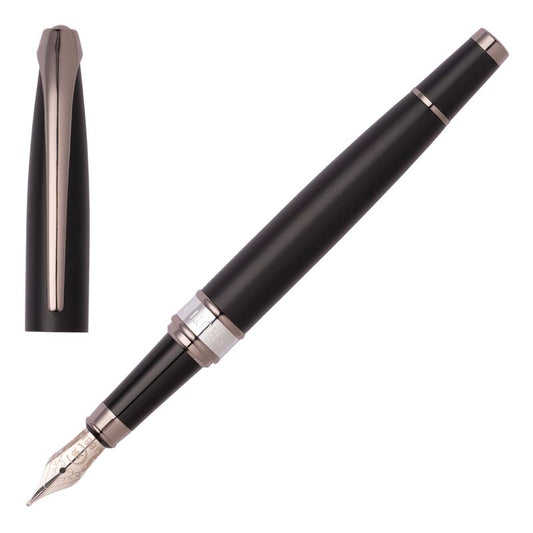 Cerutti 1881 Pen Abbey Matt Black Fountain Pen (NSC2452A)