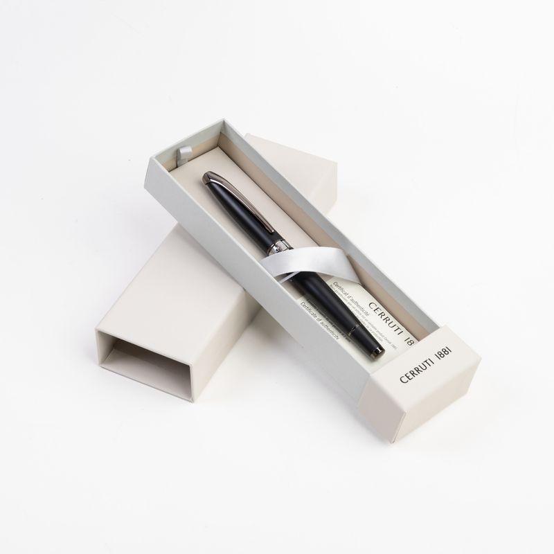 Cerruti 1881 Pen  Abbey Matt Black Rollerball (NSC2455A)