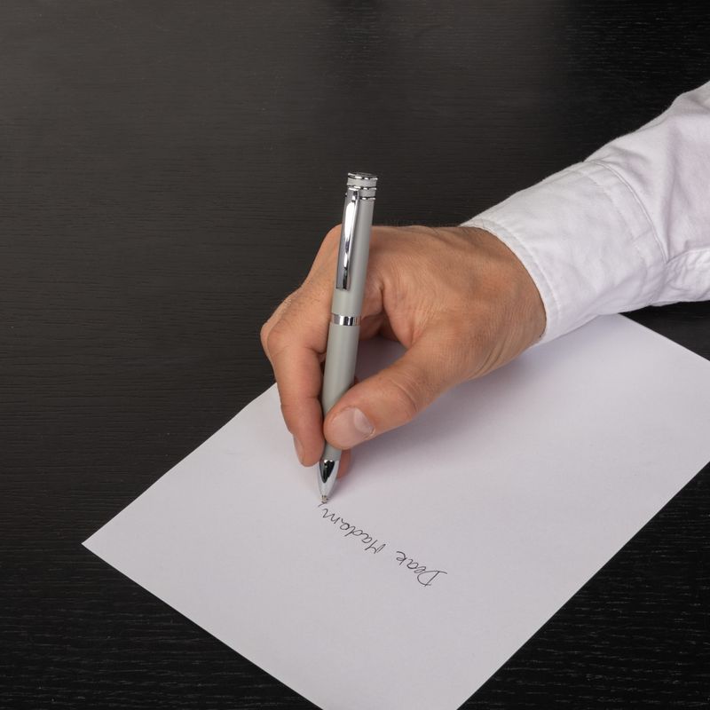 Cerruti 1881 Pen Austin Grey/Silver Ballpoint (NSR2874K)